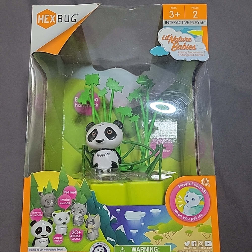 Lil' Nature Babies Interactive Panda Playset
